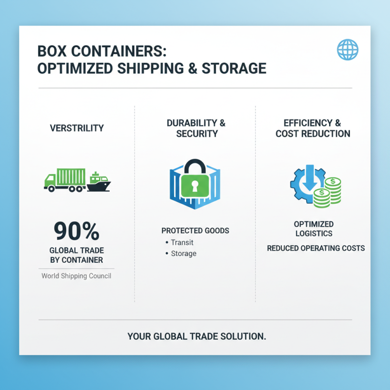 Why Choose a Box Container for Your Shipping and Storage Needs?