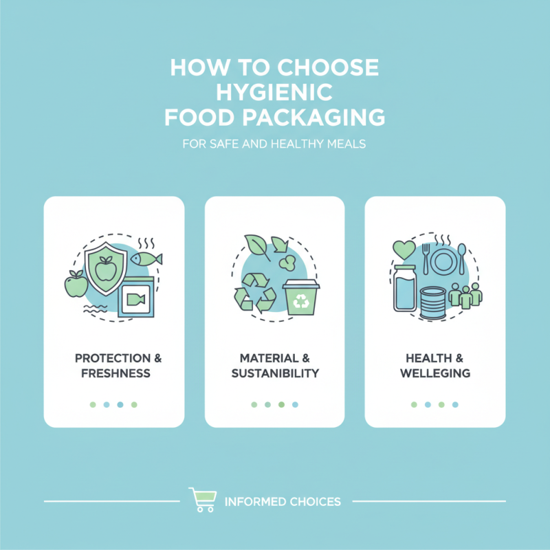 How to Choose Hygienic Food Packaging for Safe and Healthy Meals