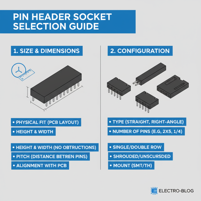 How to Choose the Right Pin Header Socket for Your Electronics Project