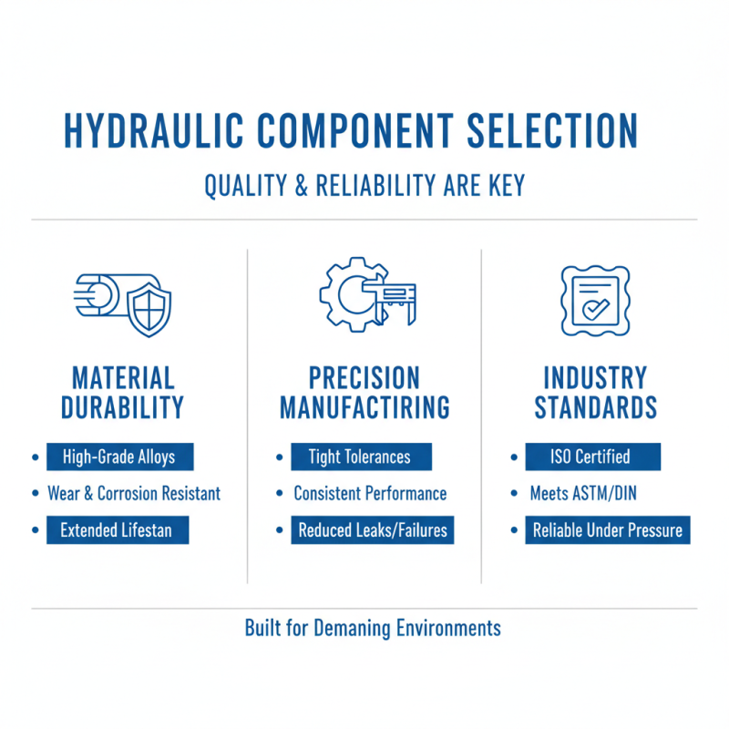 How to Choose the Right Hydraulic Components for Your Applications