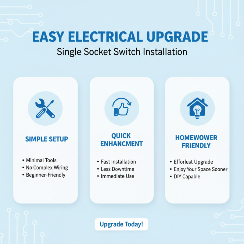 Top 10 Benefits of Using Single Socket Switch for Your Home Electrical Needs