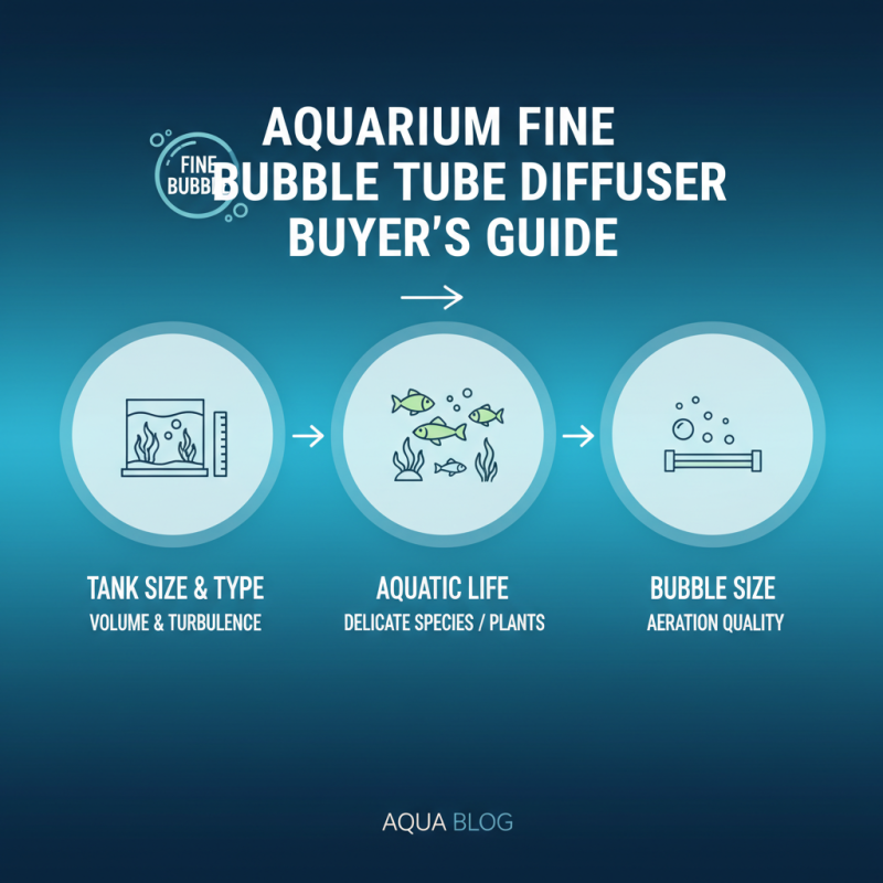 How to Choose the Best Fine Bubble Tube Diffuser for Your Aquarium Needs