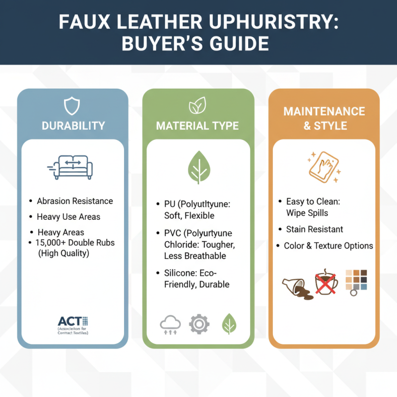 How to Choose Faux Leather Upholstery Fabric for Your Home Decor Projects