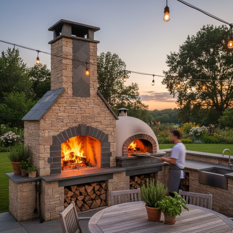 How to Build a Fireplace with Pizza Oven Outdoor for Perfect Backyard Cooking