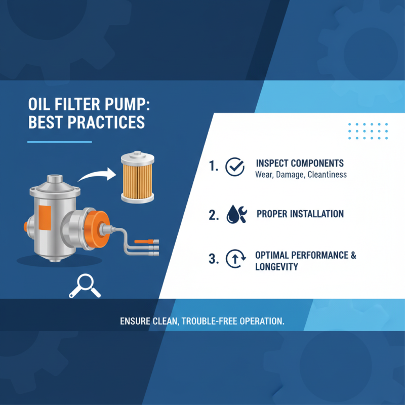 Ultimate Guide to Oil Filter Pump Tips for Better Performance and Maintenance