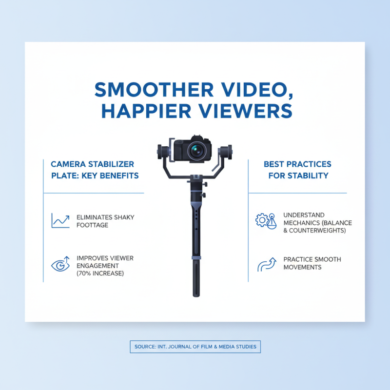 Why You Need a Camera Stabilizer Plate for Smooth and Professional Video Shots