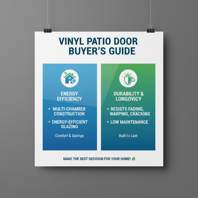 What Are Vinyl Patio Doors? Benefits, Features, and Buying Guide