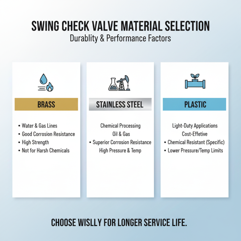 Top 10 Essential Tips for Choosing the Right Swing Check Valve