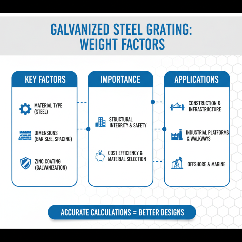 Understanding Galvanized Steel Grating Weight Factors and Calculation Methods
