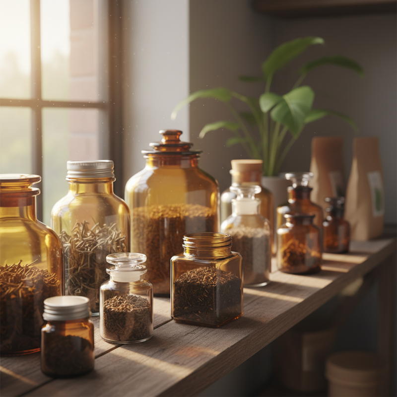 What is Amber Glass Jars and Why Are They Popular for Storage