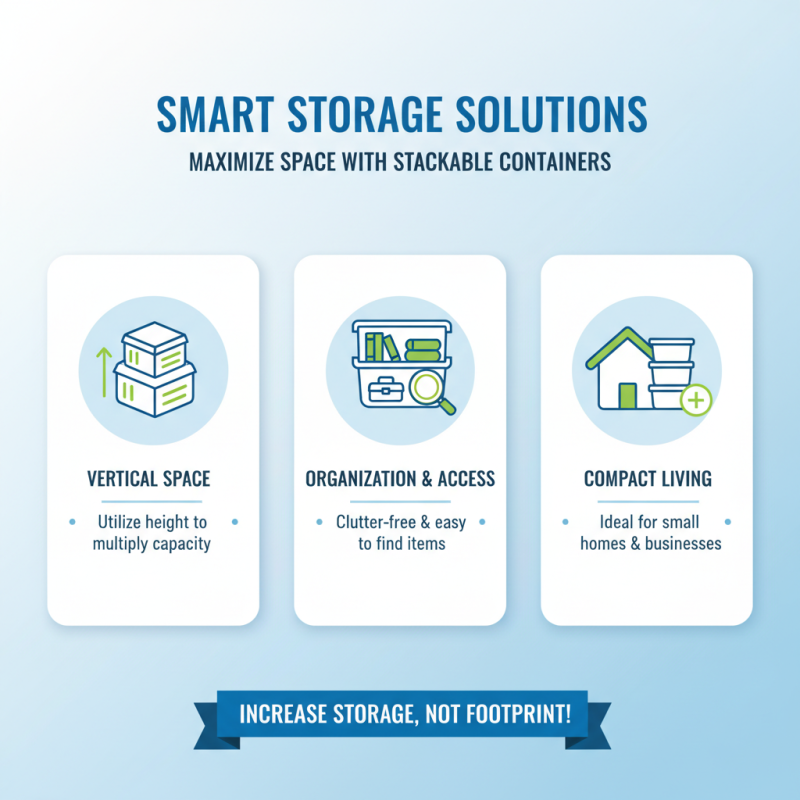 Why Are Stackable Containers Essential for Efficient Storage and Organization