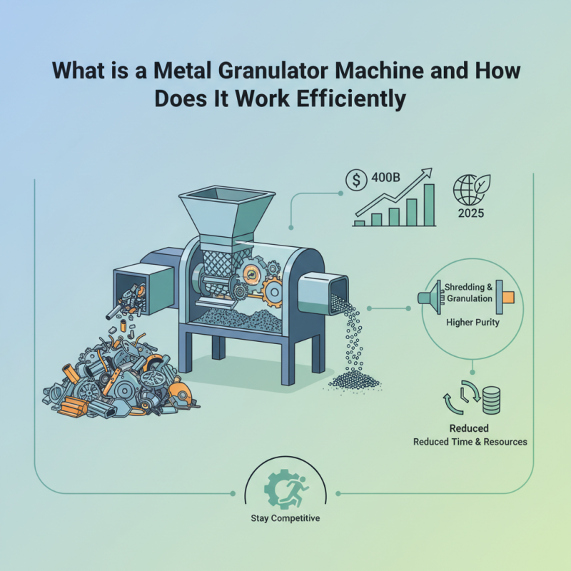 What is a Metal Granulator Machine and How Does It Work Efficiently