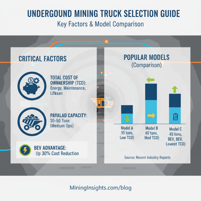 2025 How to Choose the Best Underground Mining Truck for Your Operations