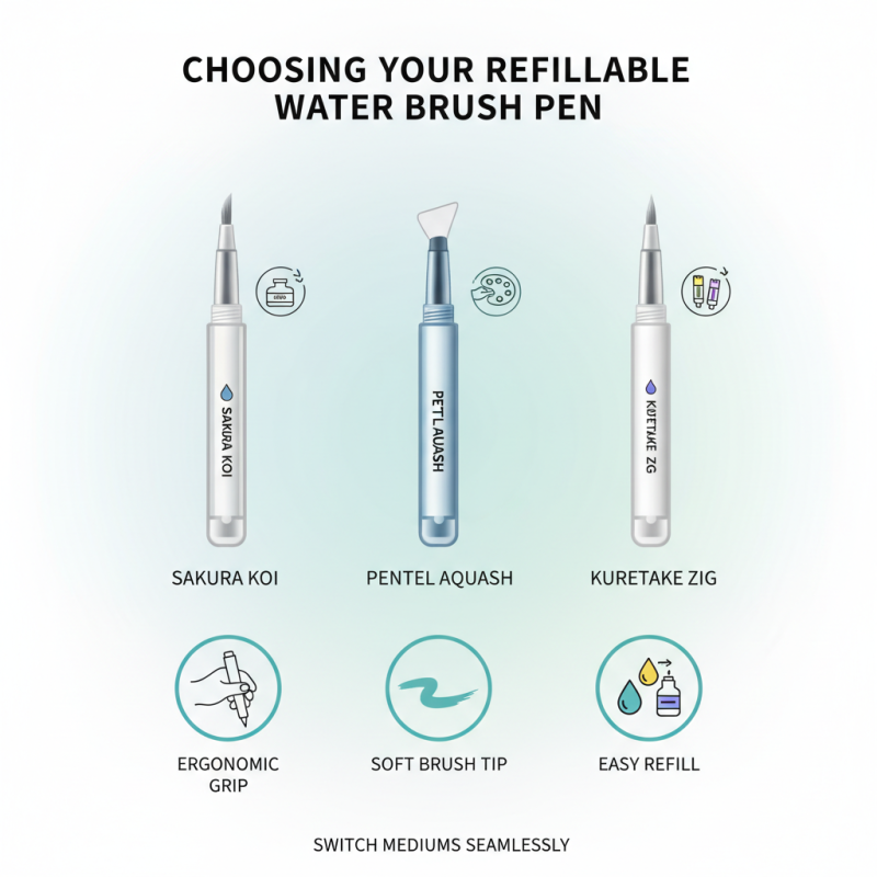 How to Choose the Best Refillable Water Brush Pen for Your Art Projects