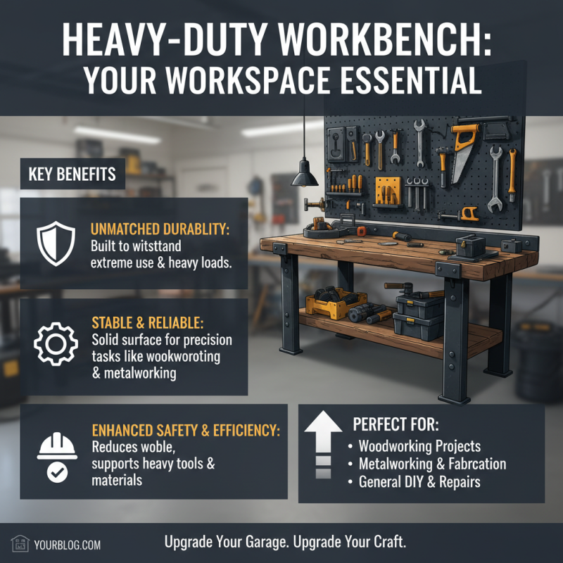 Best Heavy Duty Workbench for Your Home Garage or Workshop Needs
