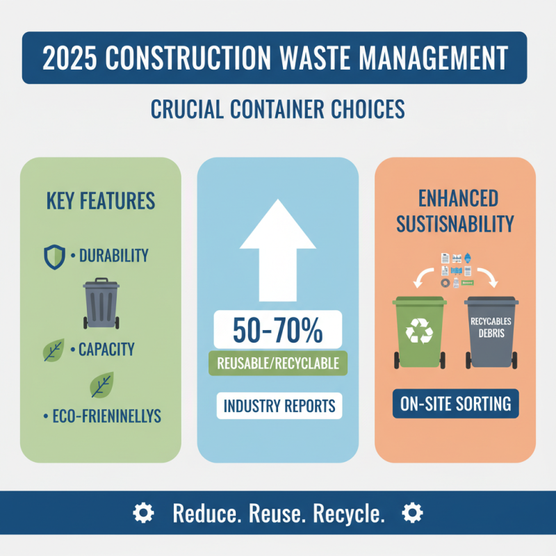 Top Construction Waste Containers for 2025 Essential Options for Every Project