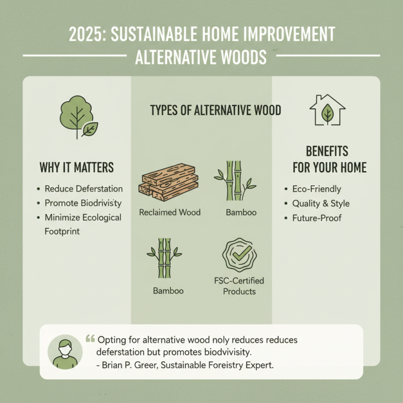 2025 How to Choose Alternative Wood for Sustainable Home Improvement
