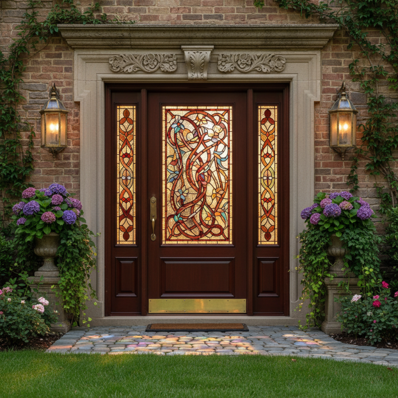 How to Choose the Perfect Stained Glass Front Door for Your Home