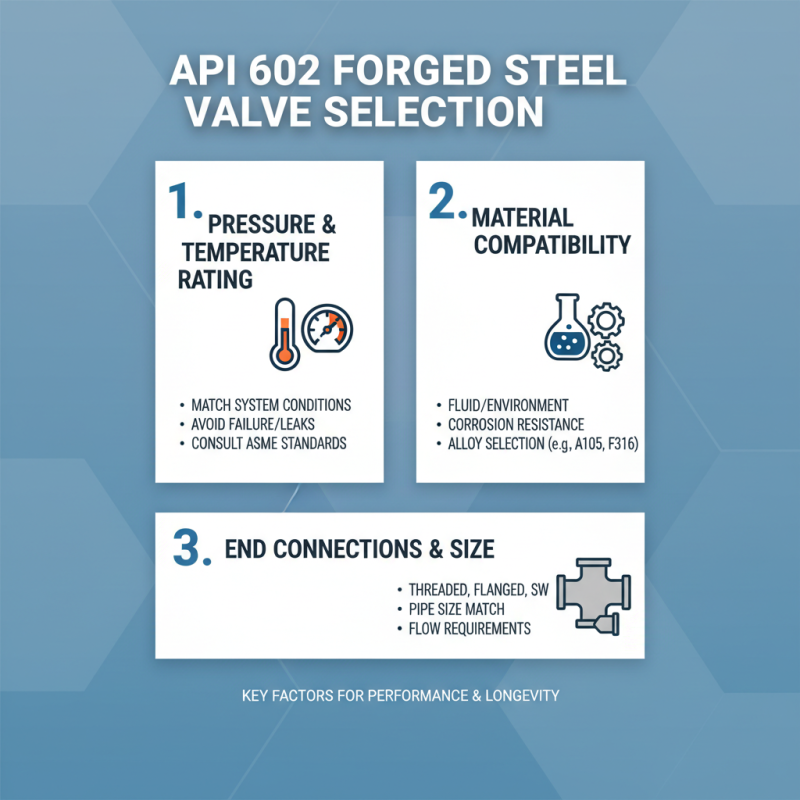 How to Choose the Right API 602 Forged Steel Valves for Your Needs