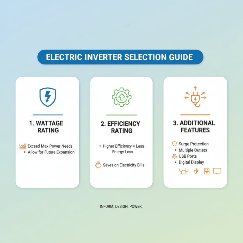 How to Choose the Right Electric Inverter for Your Needs and Budget