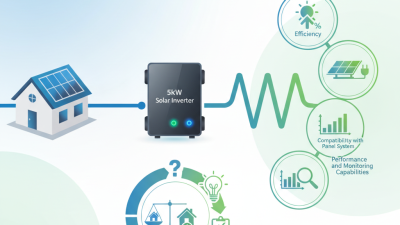How to Choose the Best 5kw Solar Inverter for Your Home Installation
