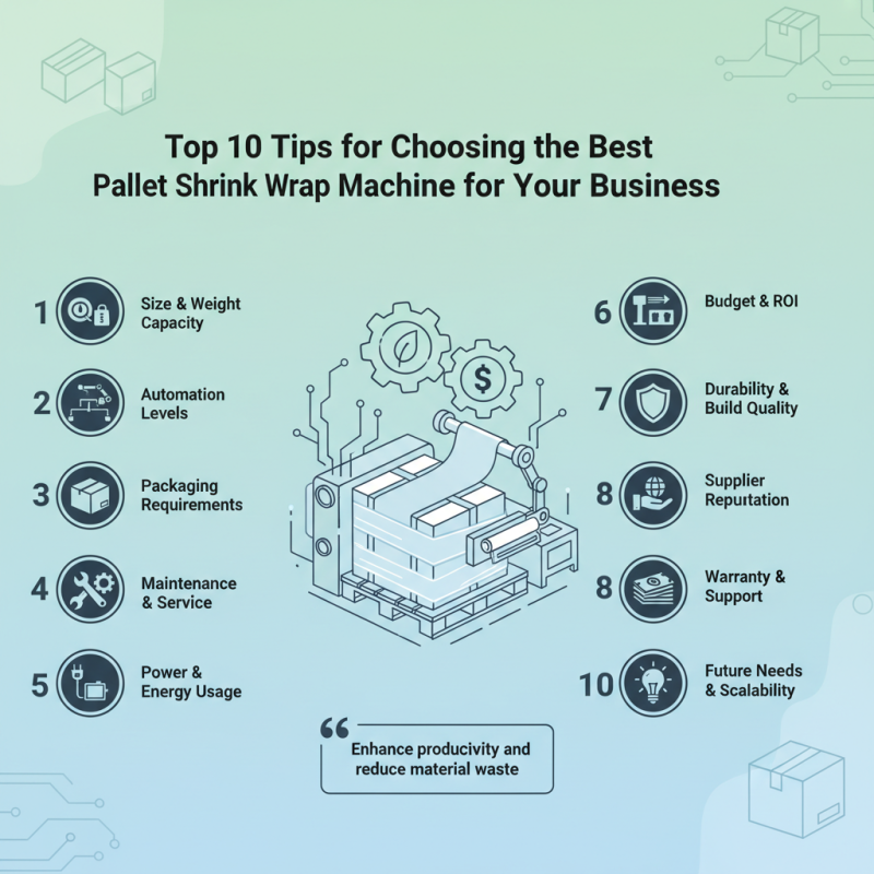 Top 10 Tips for Choosing the Best Pallet Shrink Wrap Machine for Your Business