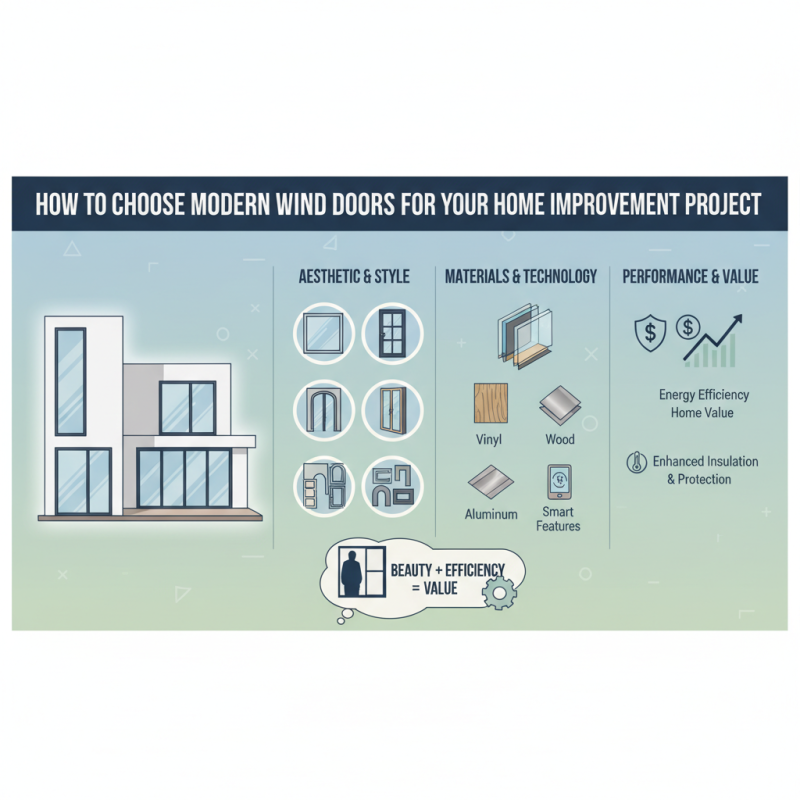 How to Choose Modern Windows and Doors for Your Home Improvement Project
