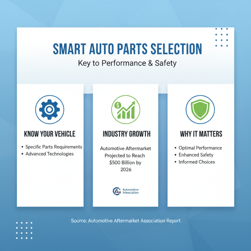 Top 10 Essential Tips for Choosing the Right Auto Parts for Your Vehicle