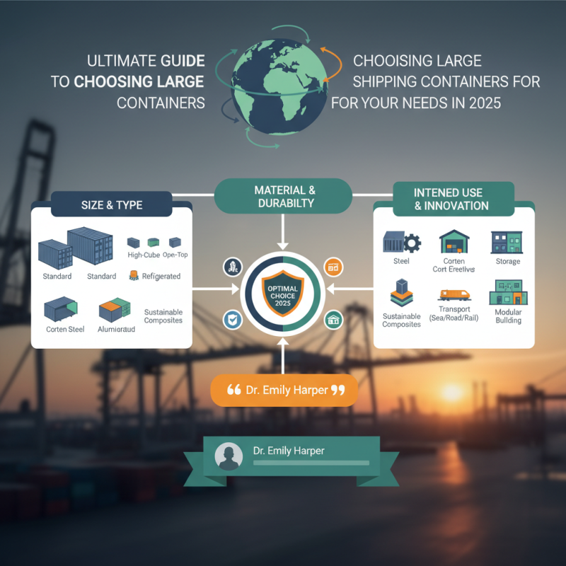 The Ultimate Guide to Choosing Large Shipping Containers for Your Needs in 2025