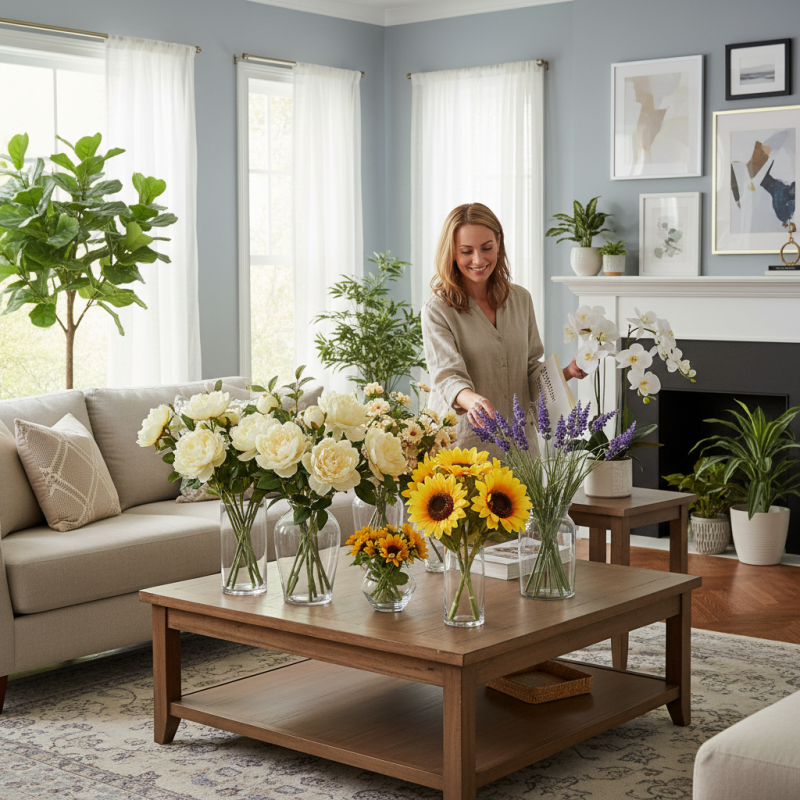 How to Choose the Best Plastic Flowers for Your Home Decor Needs