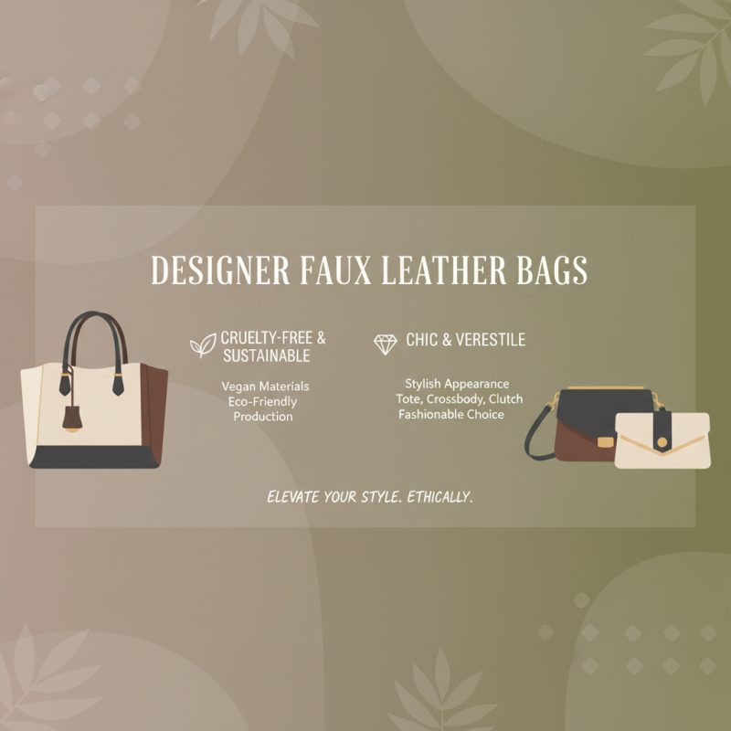 What are Designer Faux Leather Bags and Why You Should Choose Them