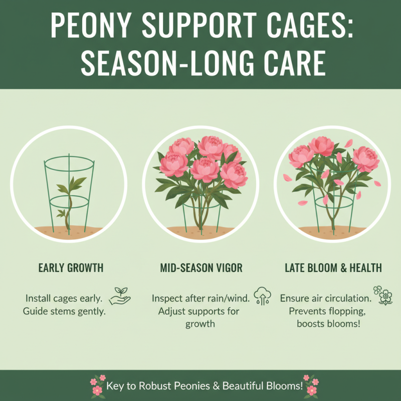 10 Essential Tips for Using Peony Support Cages Effectively