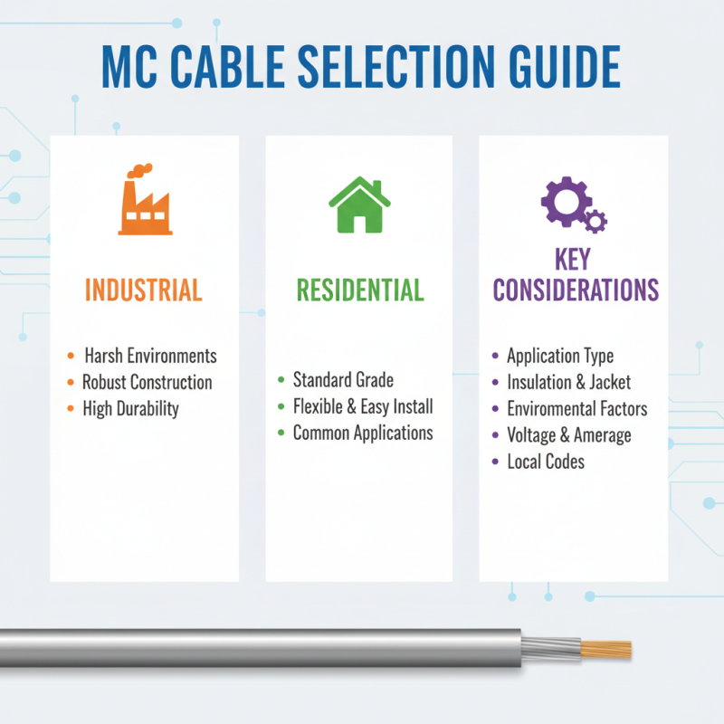 How to Select the Right MC Cable for Your Electrical Projects