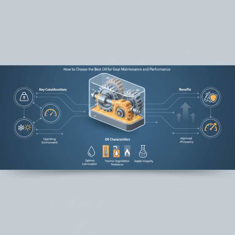 How to Choose the Best Oil for Gear Maintenance and Performance