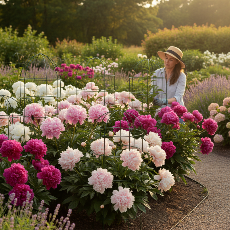 10 Essential Tips for Using Peony Support Cages Effectively