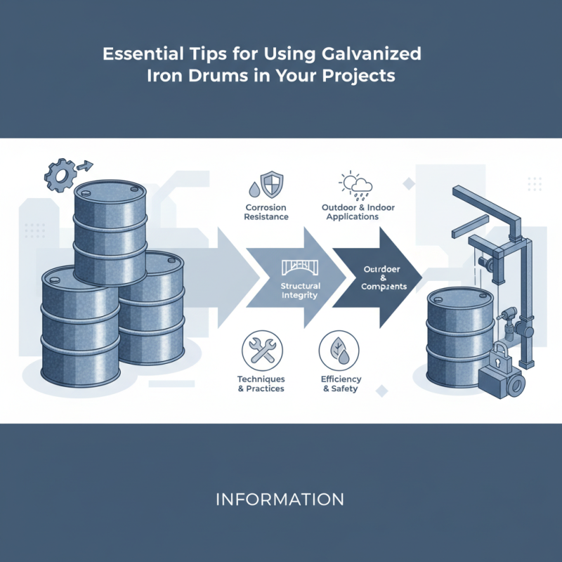 Essential Tips for Using Galvanized Iron Drums in Your Projects
