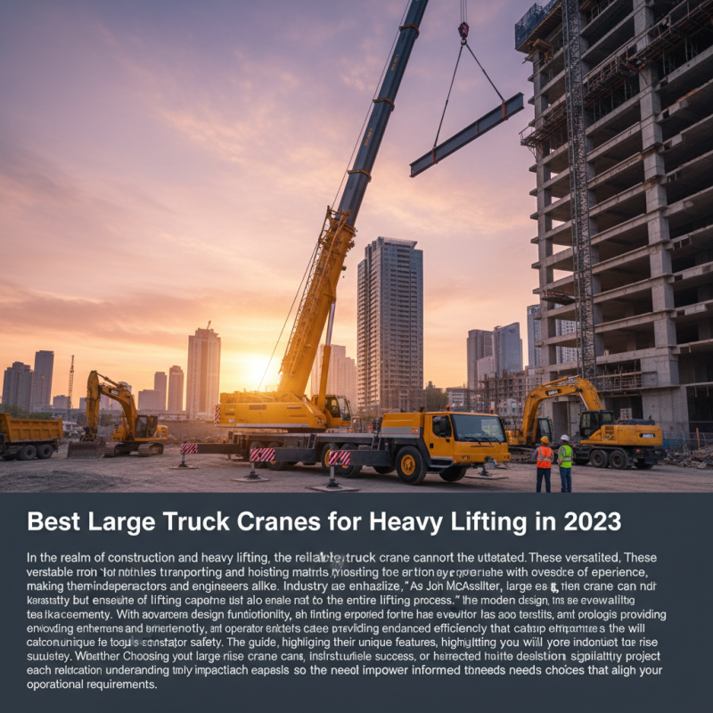 Best Large Truck Cranes for Heavy Lifting in 2023