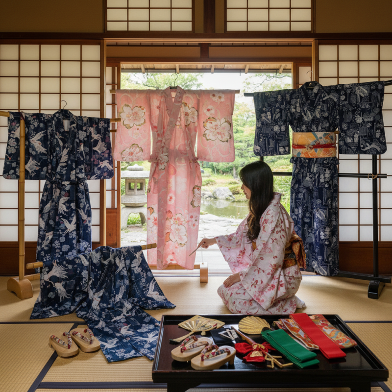 How to Choose the Perfect Japanese Yukata Robe for Any Occasion