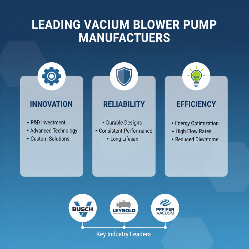 The Best Vacuum Blower Pump Solutions for Efficient Performance and Reliability
