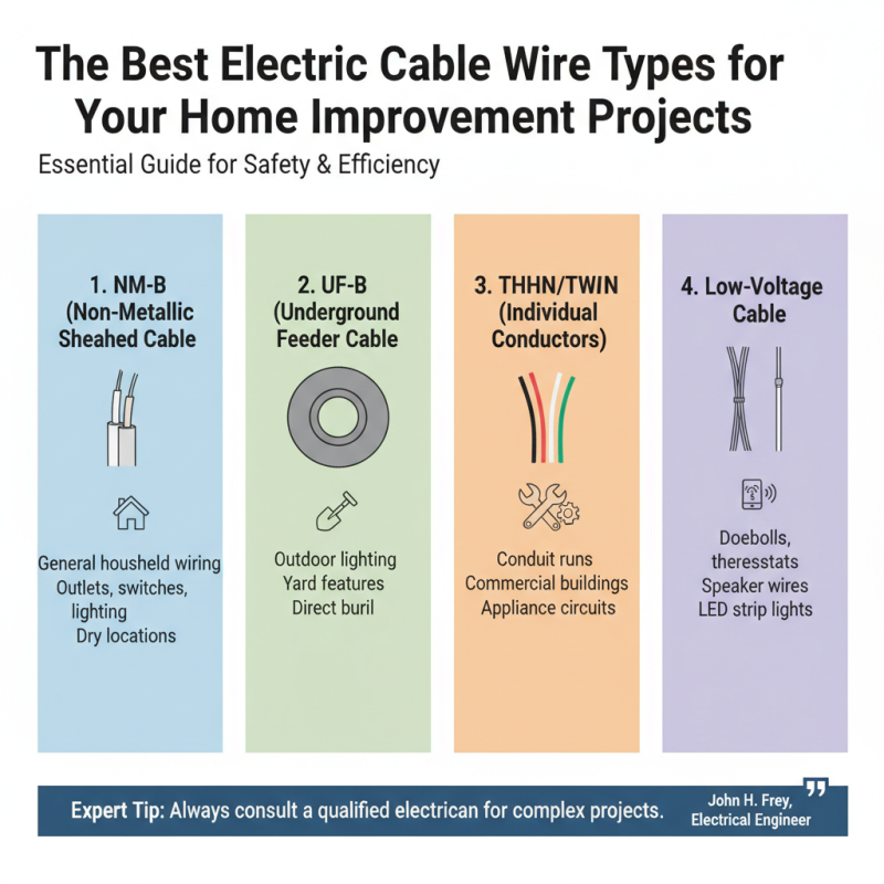 The Best Electric Cable Wire Types for Your Home Improvement Projects