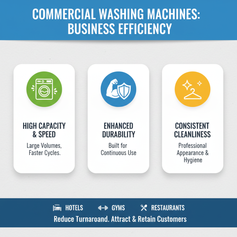 Why You Need a Commercial Washing Machine for Your Business Efficiency