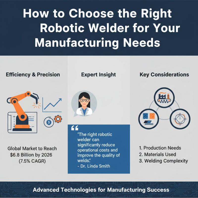 How to Choose the Right Robotic Welder for Your Manufacturing Needs