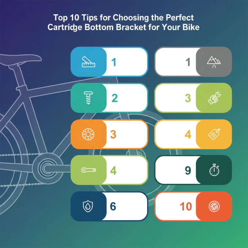 Top 10 Tips for Choosing the Perfect Cartridge Bottom Bracket for Your Bike