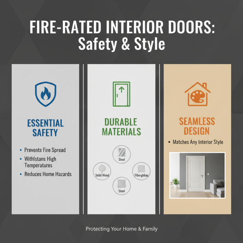Why You Should Choose Fire Rated Interior Doors for Your Safety and Home Design