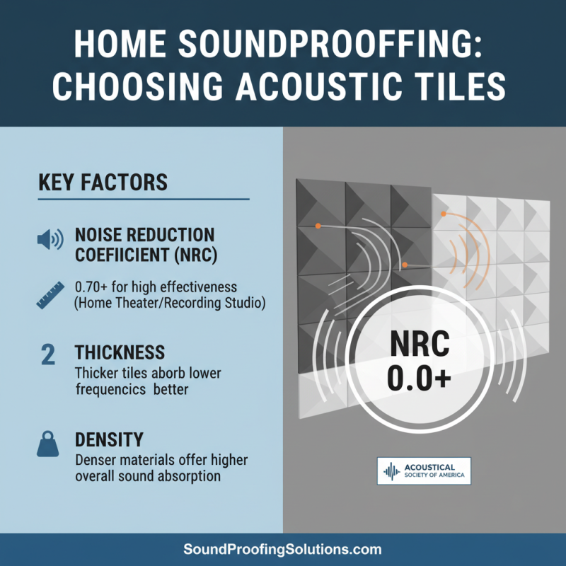 How to Choose the Right Acoustic Tiles for Your Home Soundproofing Needs
