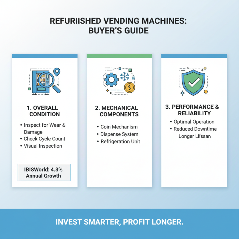 How to Buy Refurbished Vending Machines for Your Business Success