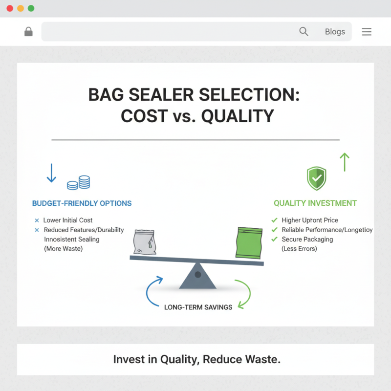 How to Choose the Right Bag Sealer Machine for Your Needs