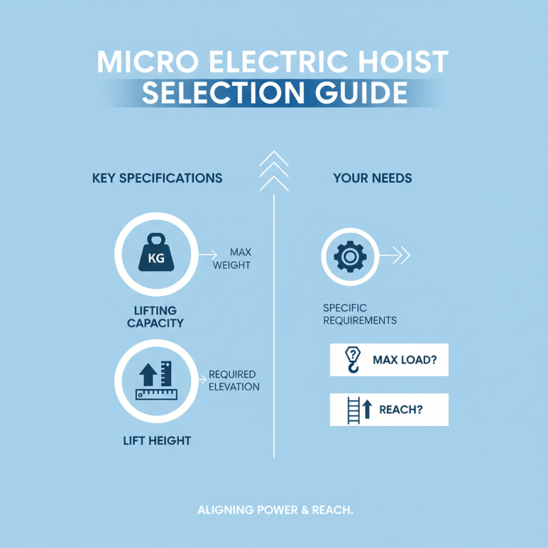 How to Choose the Best Micro Electric Hoist for Your Needs in 2025