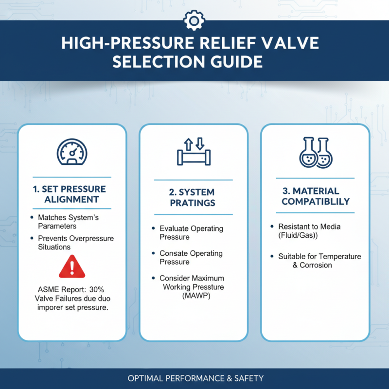 How to Choose the Right High Pressure Relief Valve for Your System