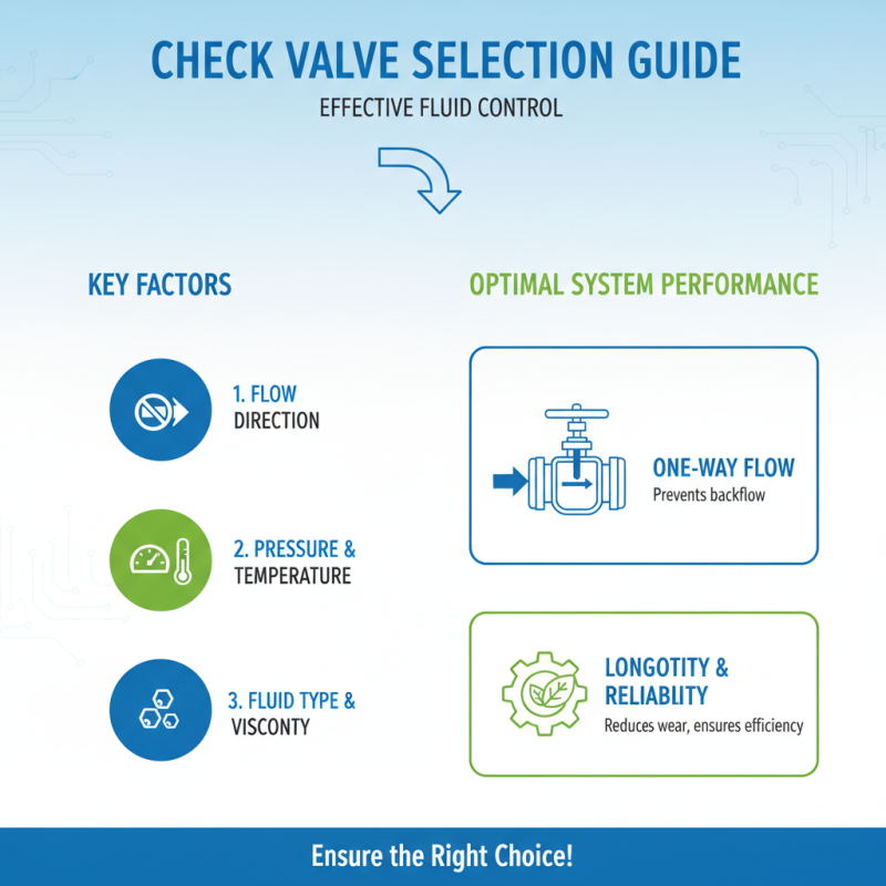 Top 10 Check Valves You Need to Know for Efficient Fluid Control